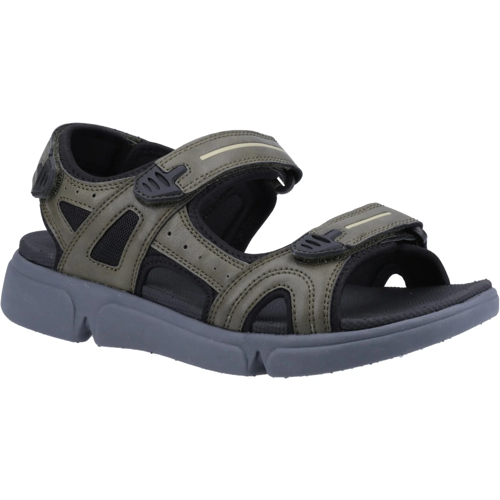 Hush Puppies Mens Castro Sandal Khaki - Image 4