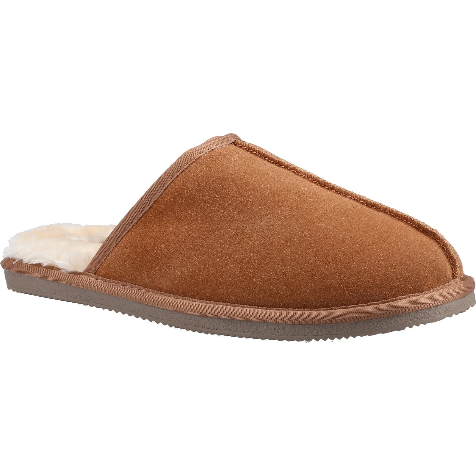 Hush Puppies Mens Coady Slipper Tan - Image 4