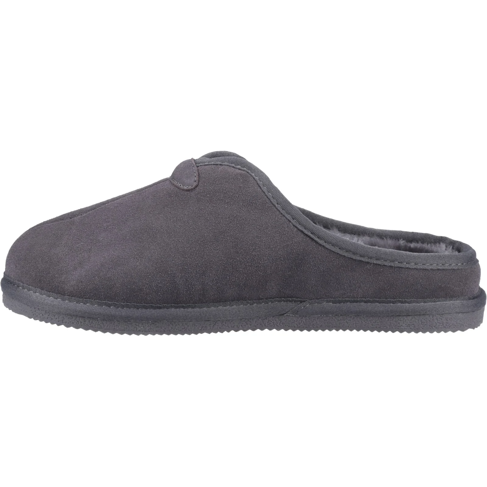 Hush Puppies Mens Conrad Slippers Grey - Image 2