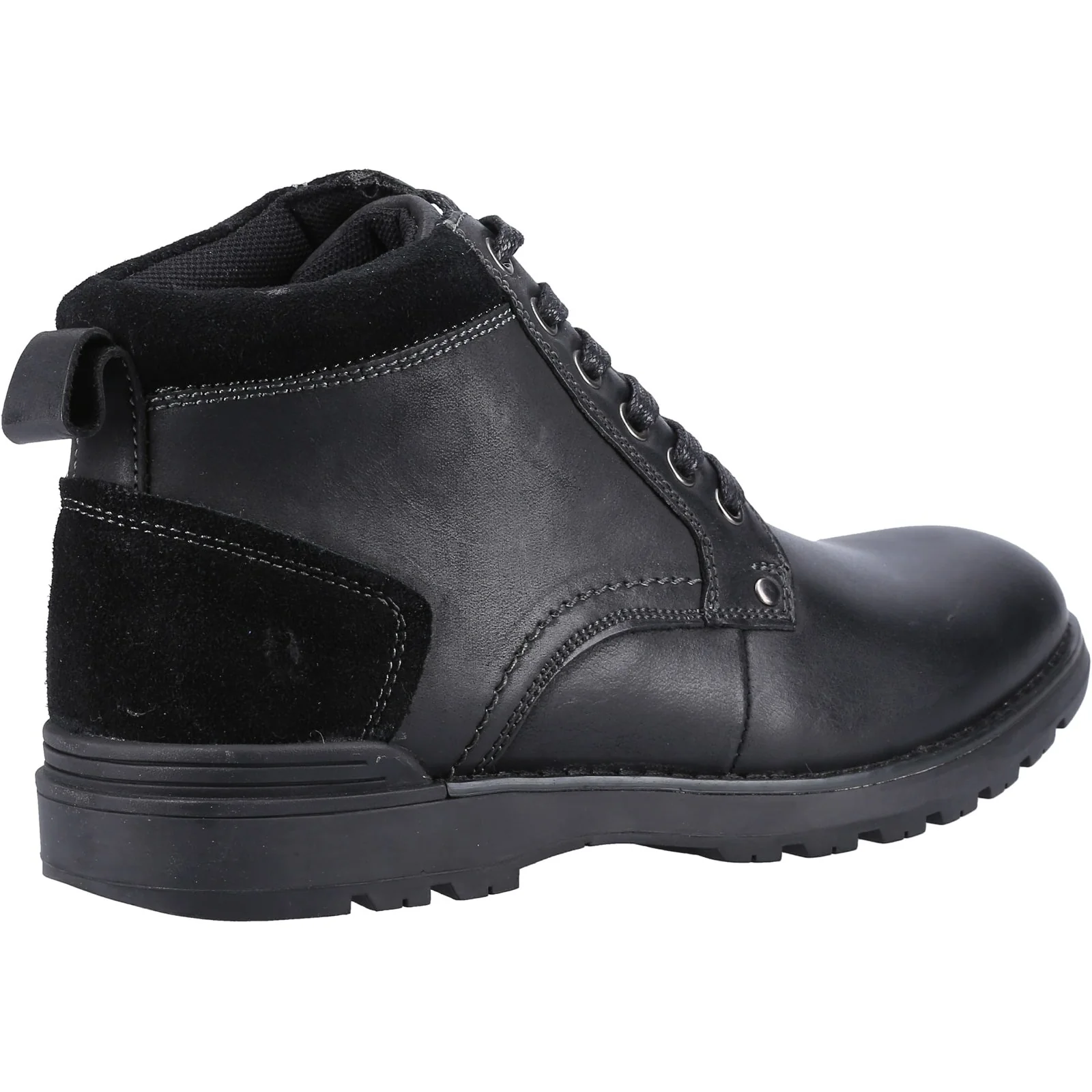 Hush Puppies Mens Dean Boot Black - Image 4