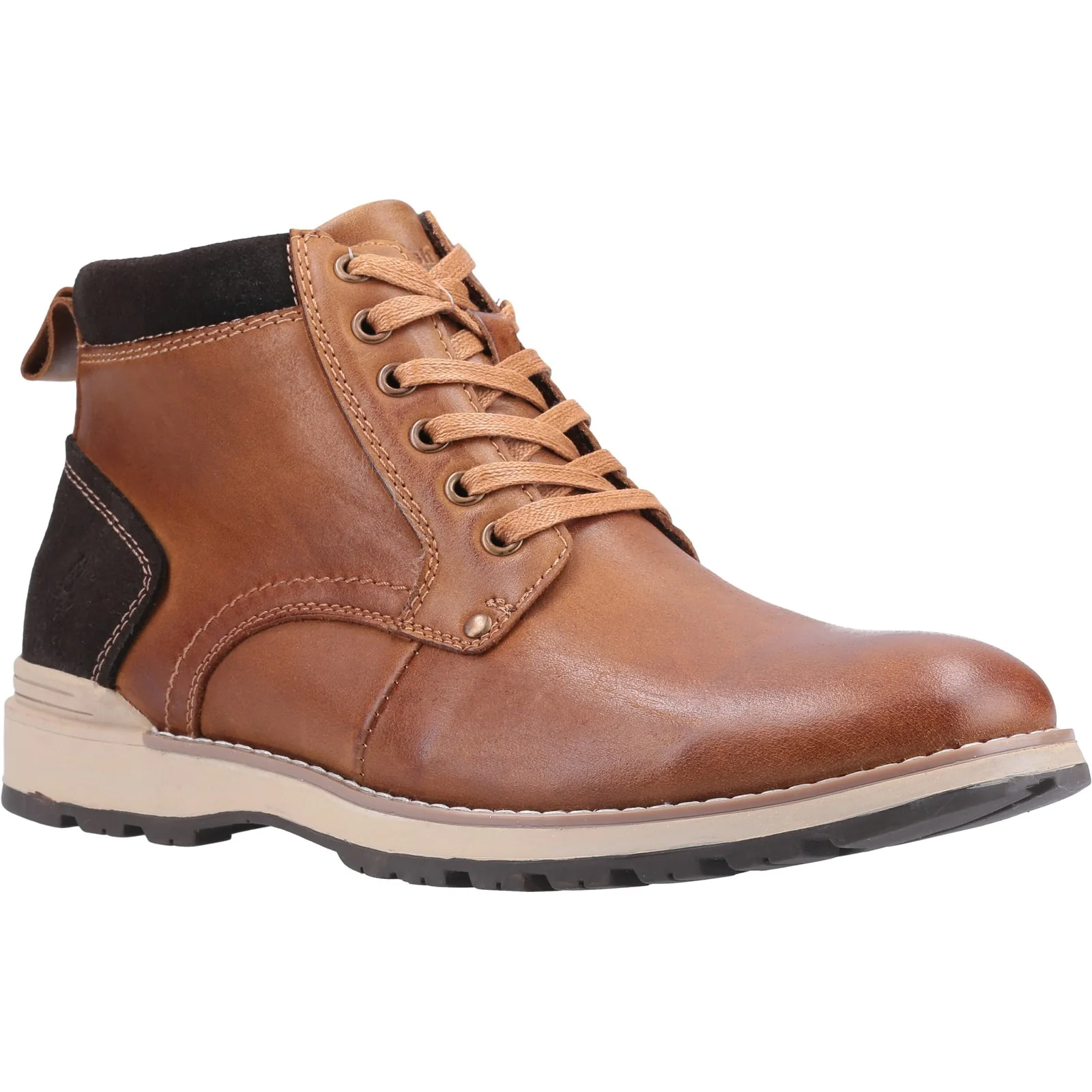 Hush Puppies Mens Dean Boot TAN - Image 4
