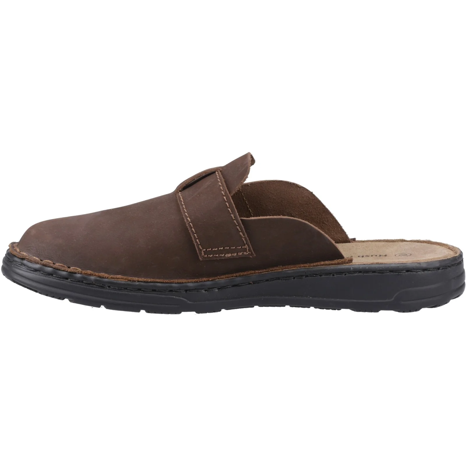 Hush Puppies Mens Edward Mule Brown - Image 2