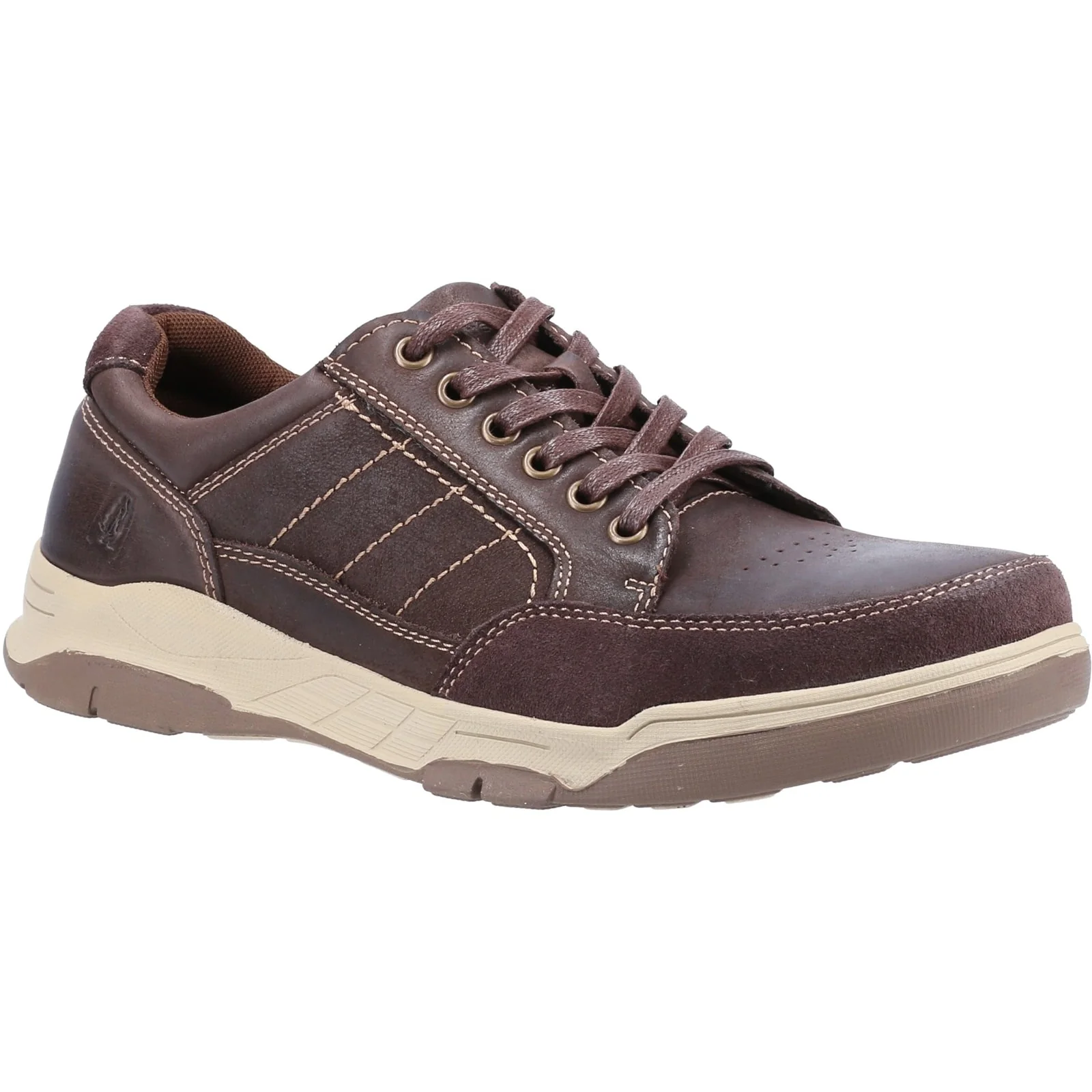 Hush Puppies Mens Finley Shoe Coffee - Image 4