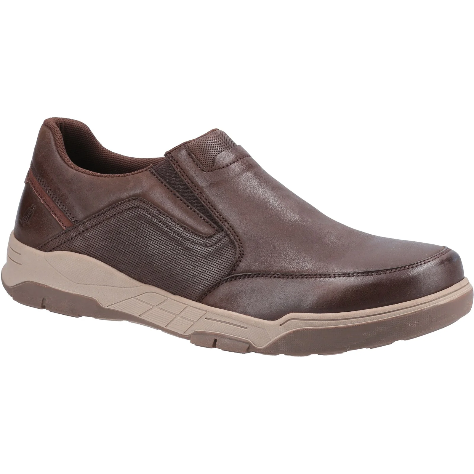 Hush Puppies Mens Fletcher Shoe Coffee - Image 4