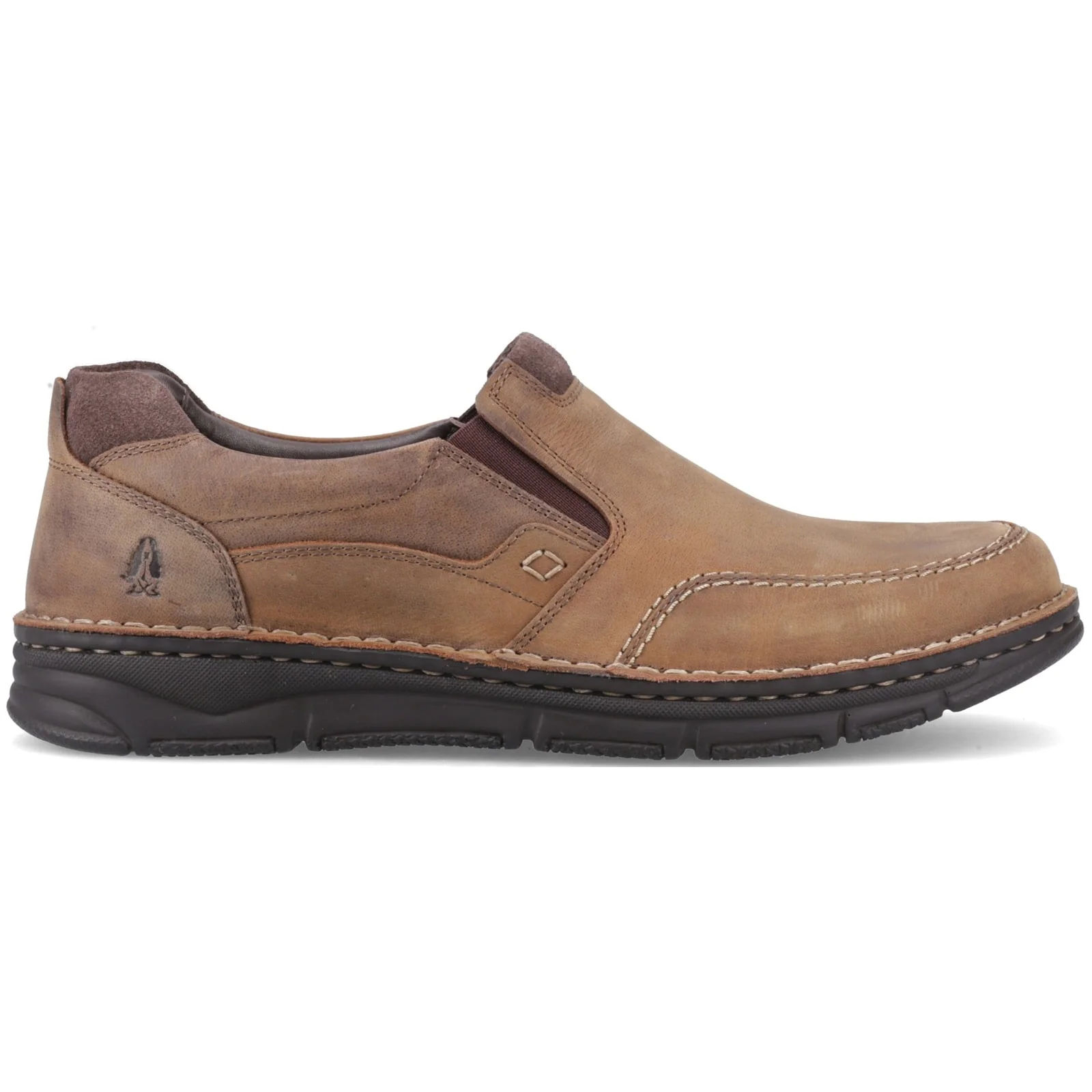 Hush Puppies Mens Franco Slip on Tan