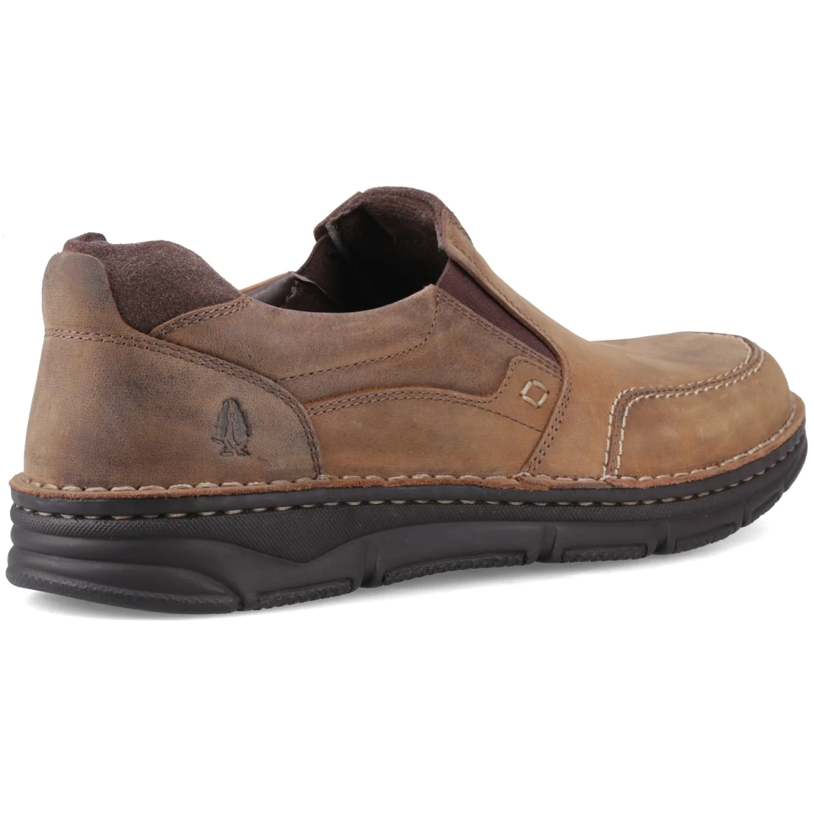 Hush Puppies Mens Franco Slip on Tan - Image 4