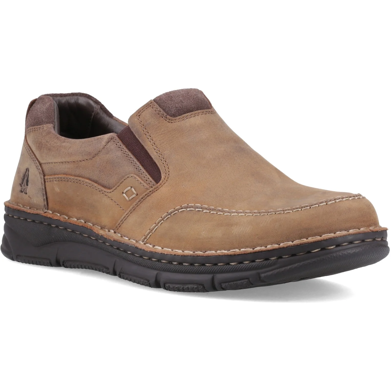 Hush Puppies Mens Franco Slip on Tan - Image 5