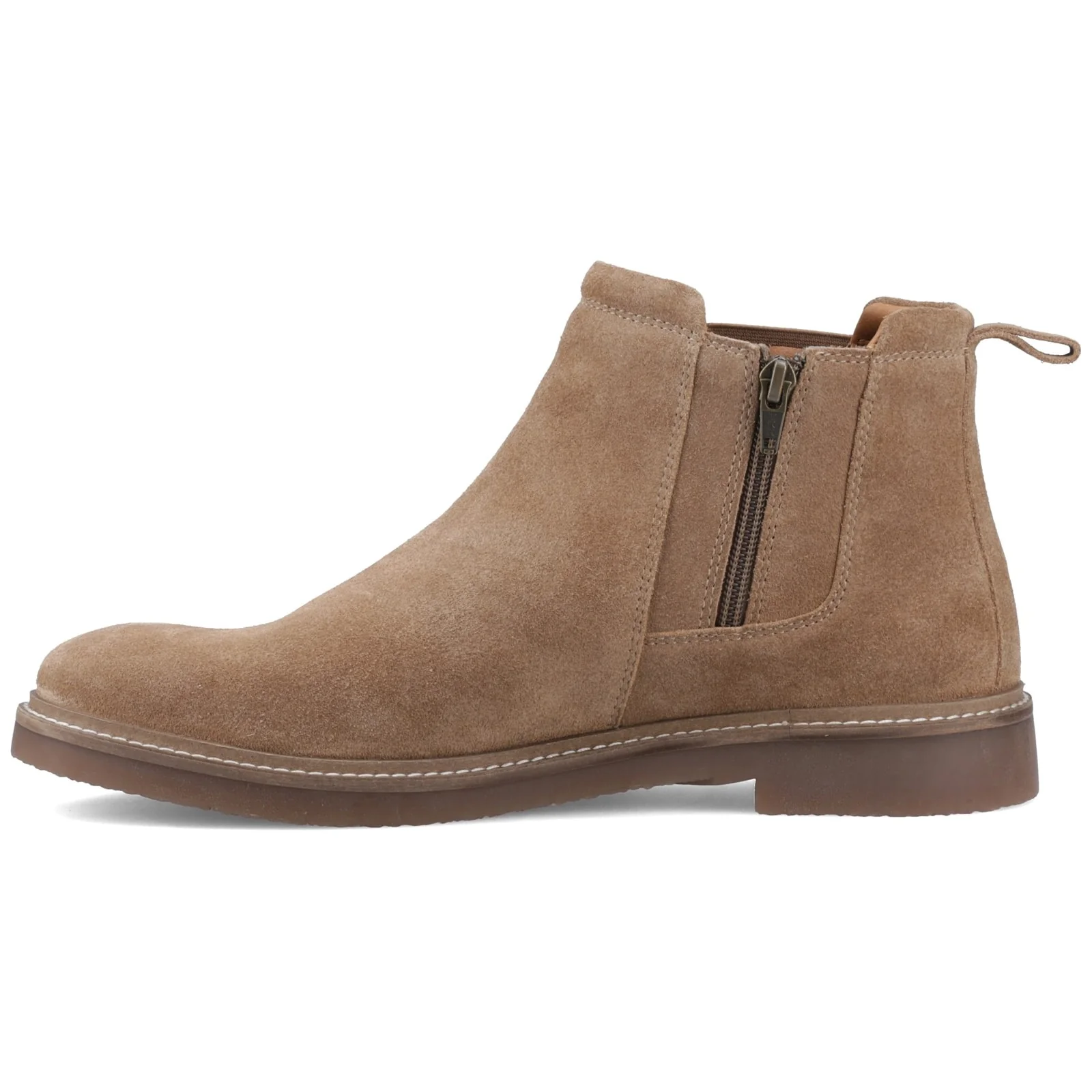 Hush Puppies Mens Gareth Chelsea Boot Taupe - Image 2