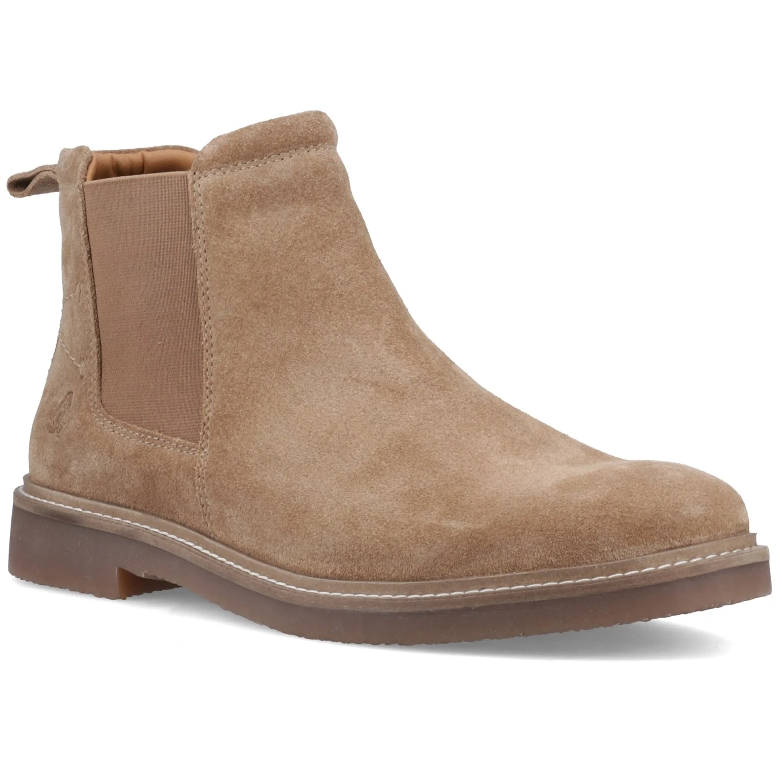 Hush Puppies Mens Gareth Chelsea Boot Taupe - Image 5