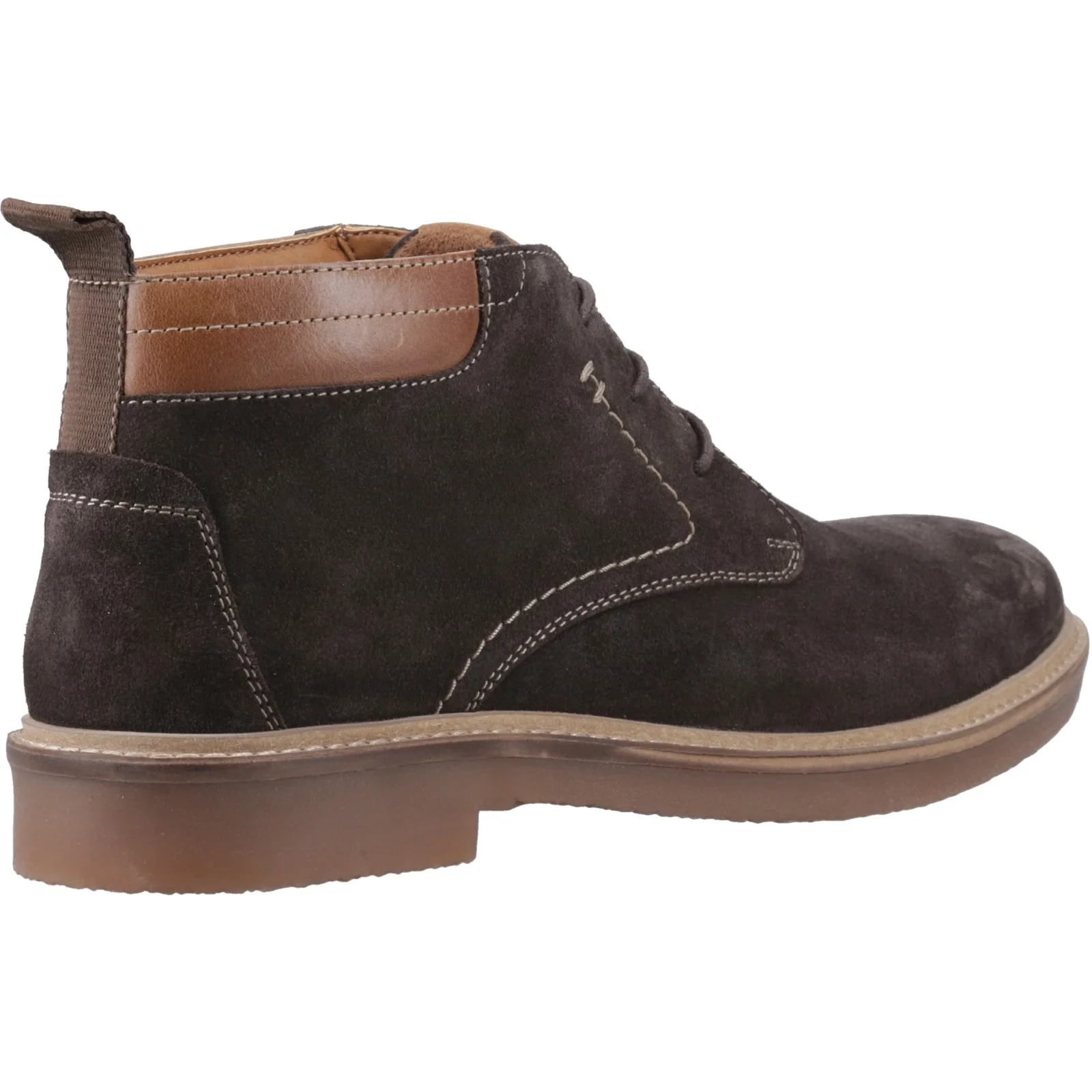 Hush Puppies Mens Gideon Chukka Boot Chocolate - Image 4
