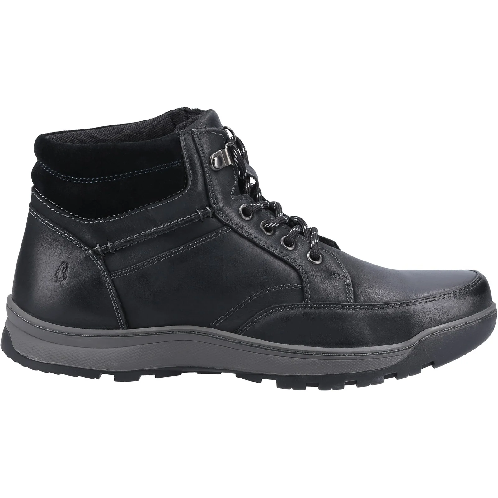Hush Puppies Mens Grover Lace Boots Black