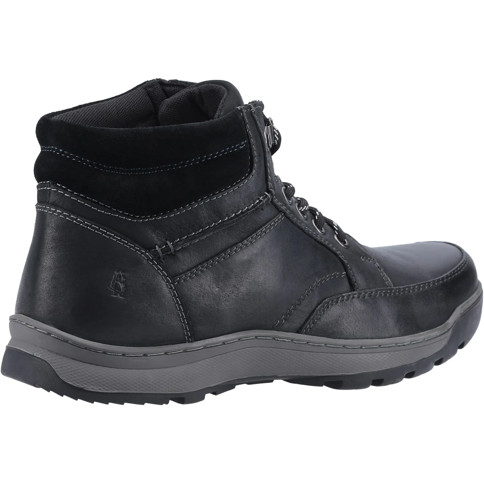 Hush Puppies Mens Grover Lace Boots Black - Image 3