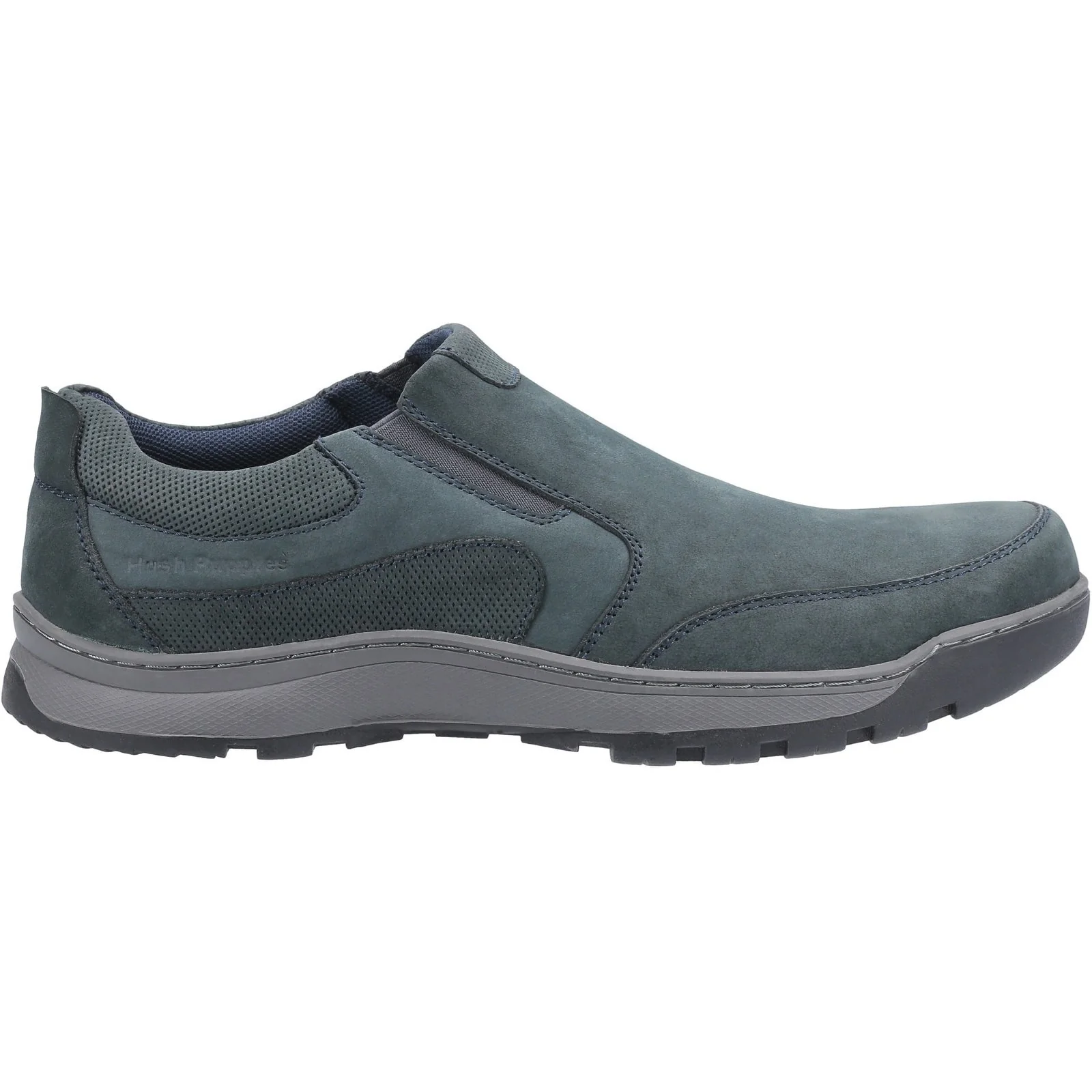 Hush Puppies Mens Jasper Trainer Navy Nubuck