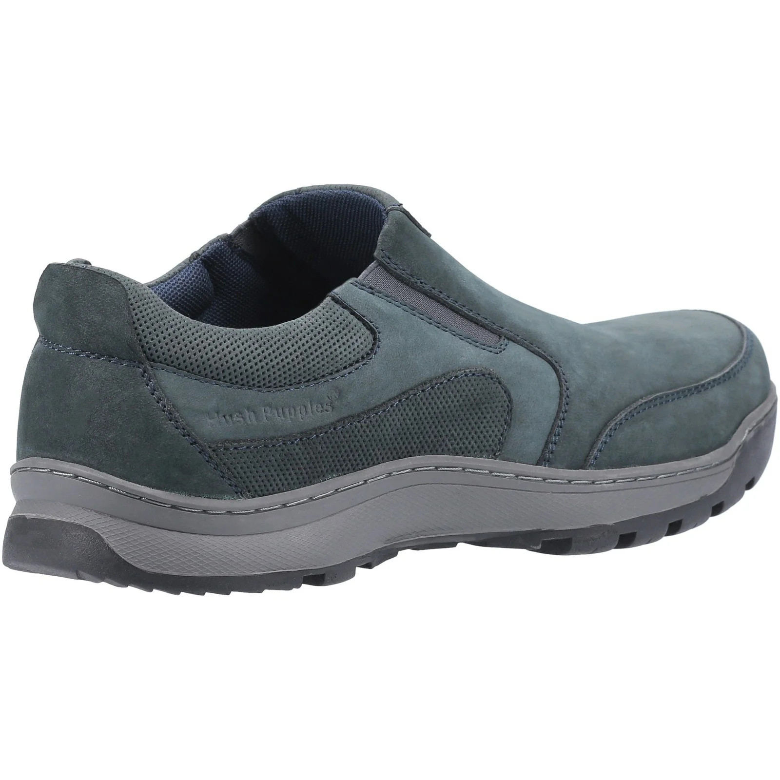 Hush Puppies Mens Jasper Trainer Navy Nubuck - Image 3