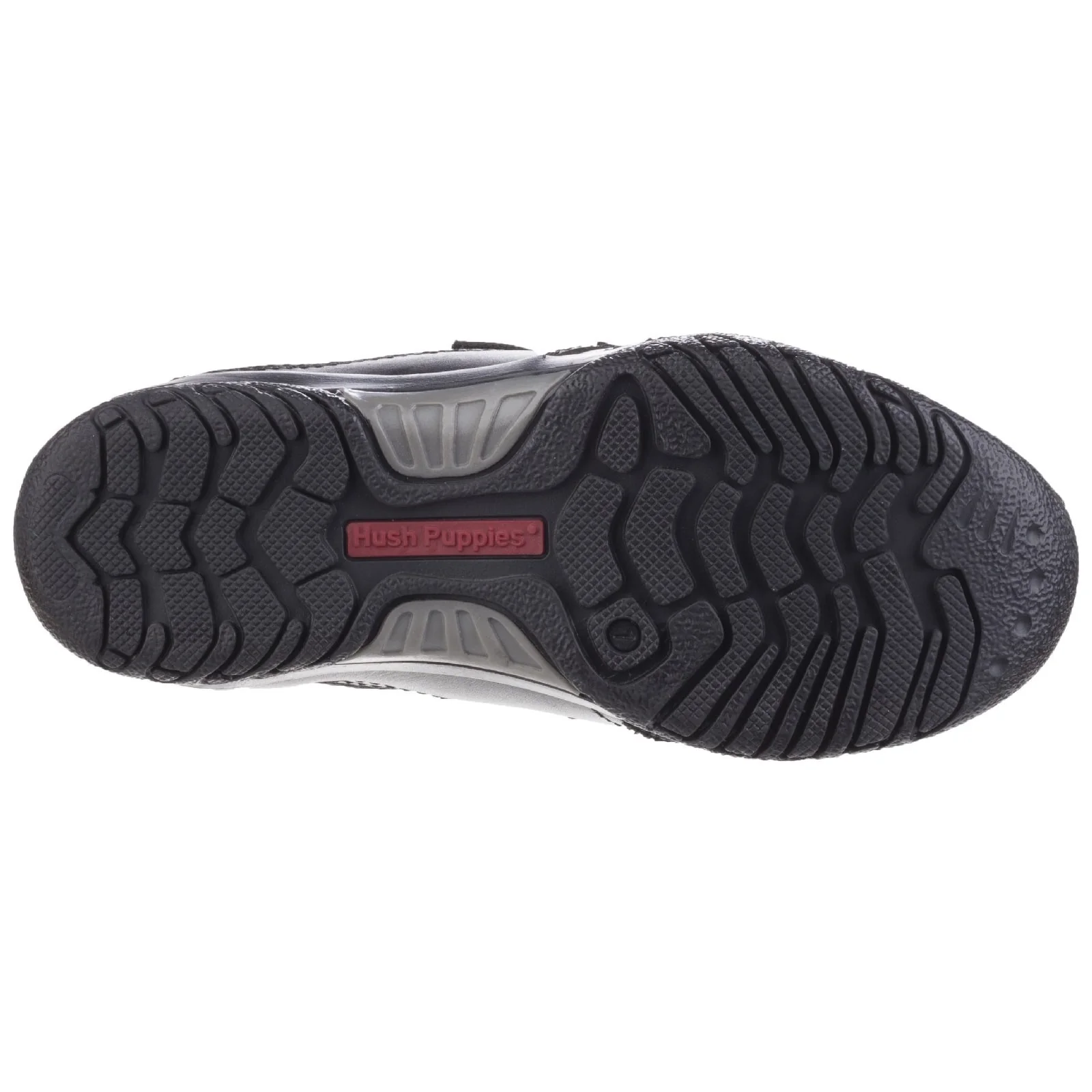 Hush Puppies Mens Jezza Senior School Shoe Black - Image 2