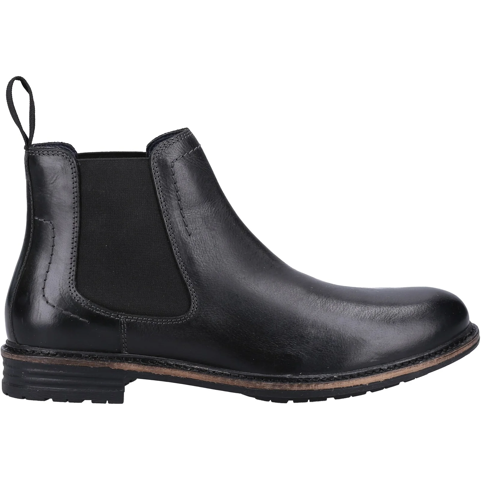 Hush Puppies Mens Justin Chelsea Boot Black