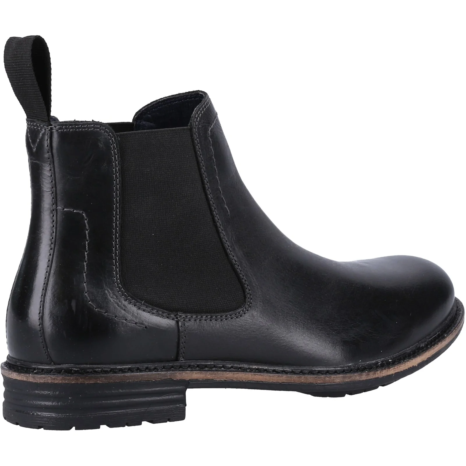 Hush Puppies Mens Justin Chelsea Boot Black - Image 3