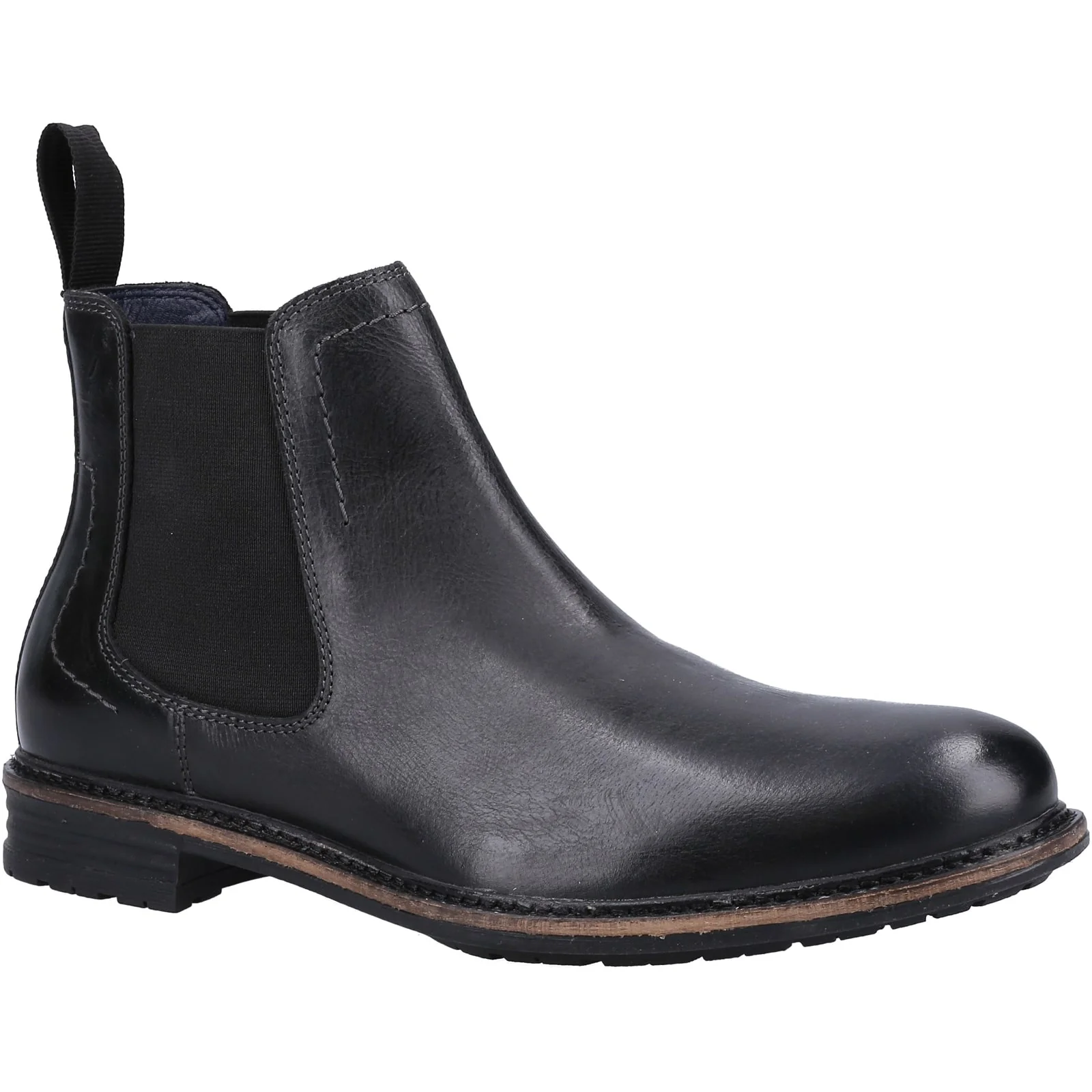 Hush Puppies Mens Justin Chelsea Boot Black - Image 4
