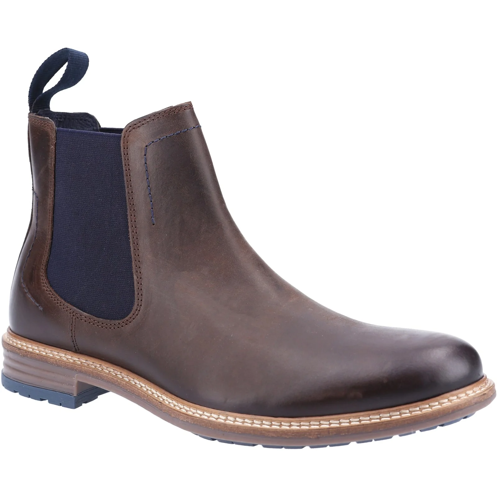 Hush Puppies Mens Justin Chelsea Boot Brown - Image 6