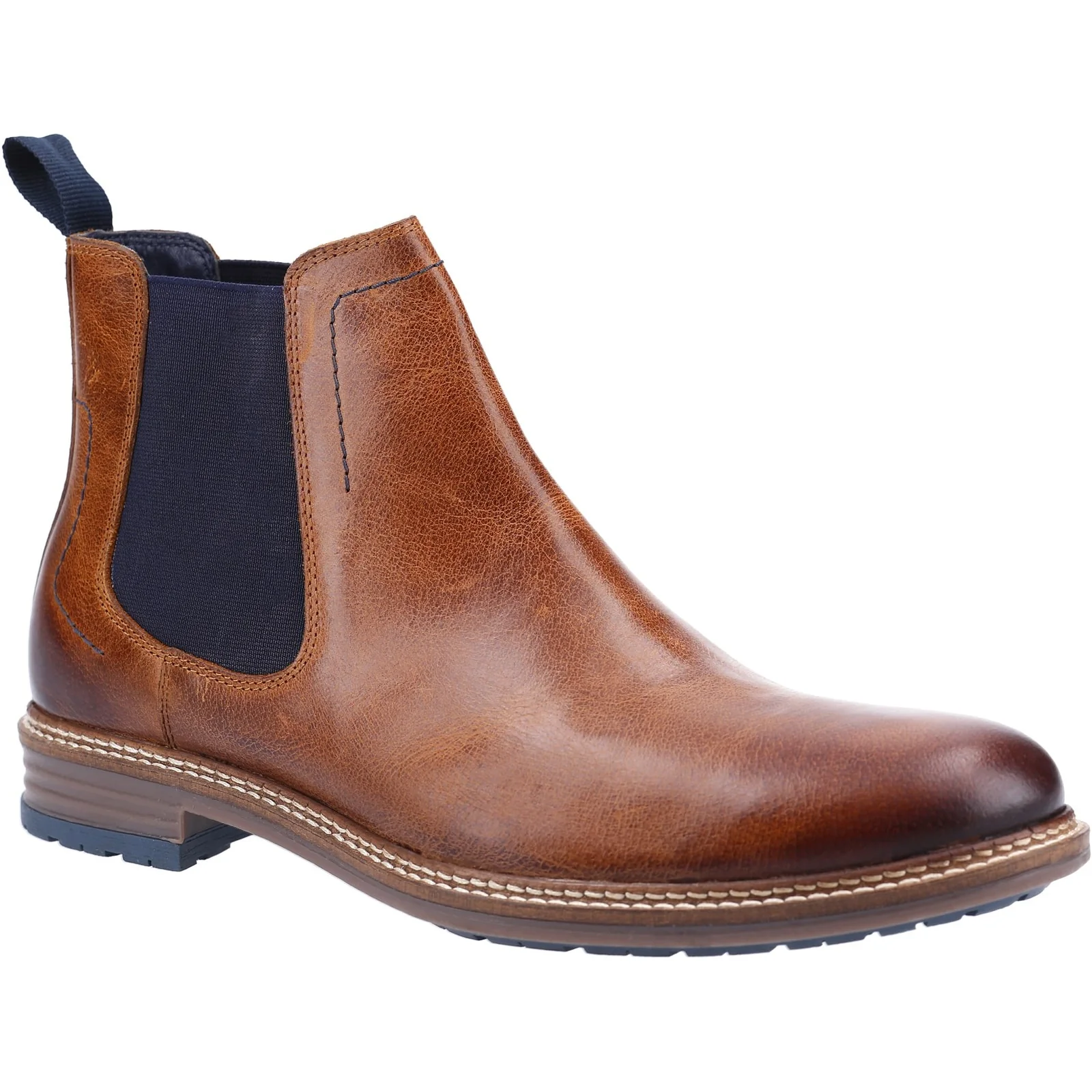 Hush Puppies Mens Justin Chelsea Boot Tan - Image 4