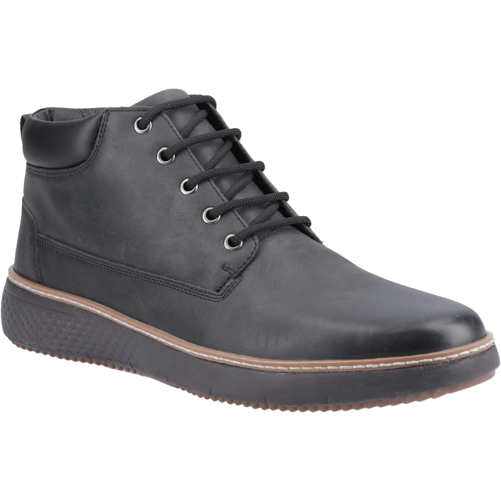 Hush Puppies Mens Kian Boot Black - Image 5