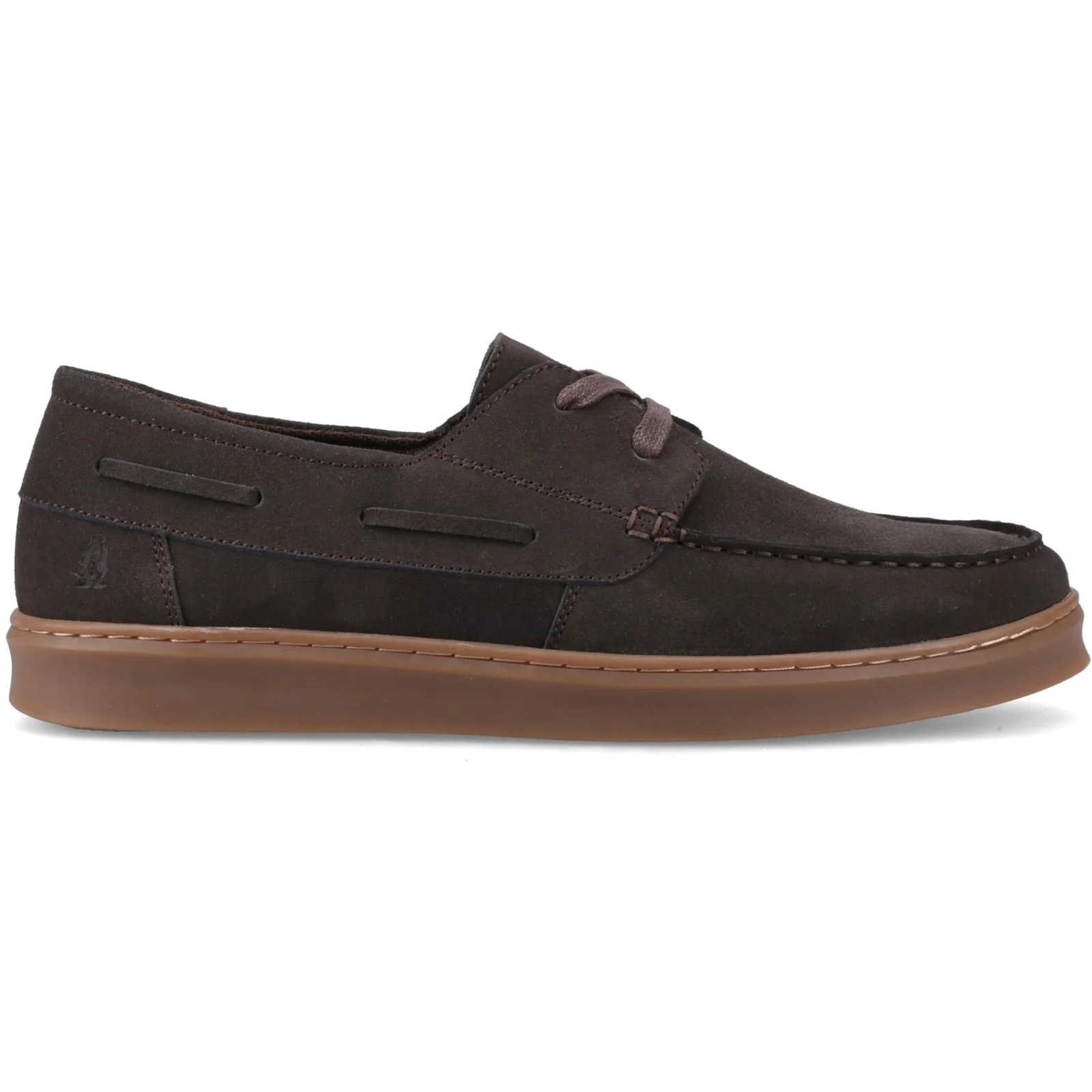 Hush Puppies Mens Madden Boat Shoe Chocolate