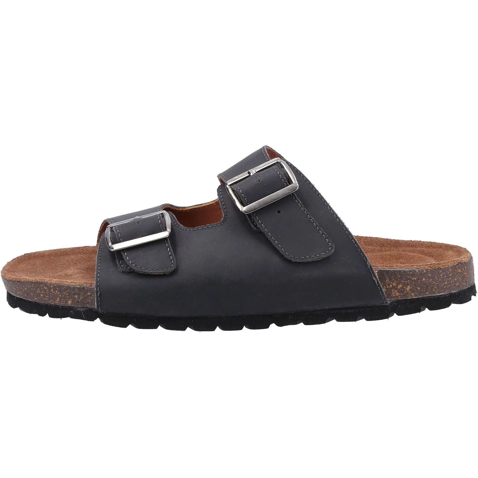 Hush Puppies Mens Nash Slider Black - Image 2
