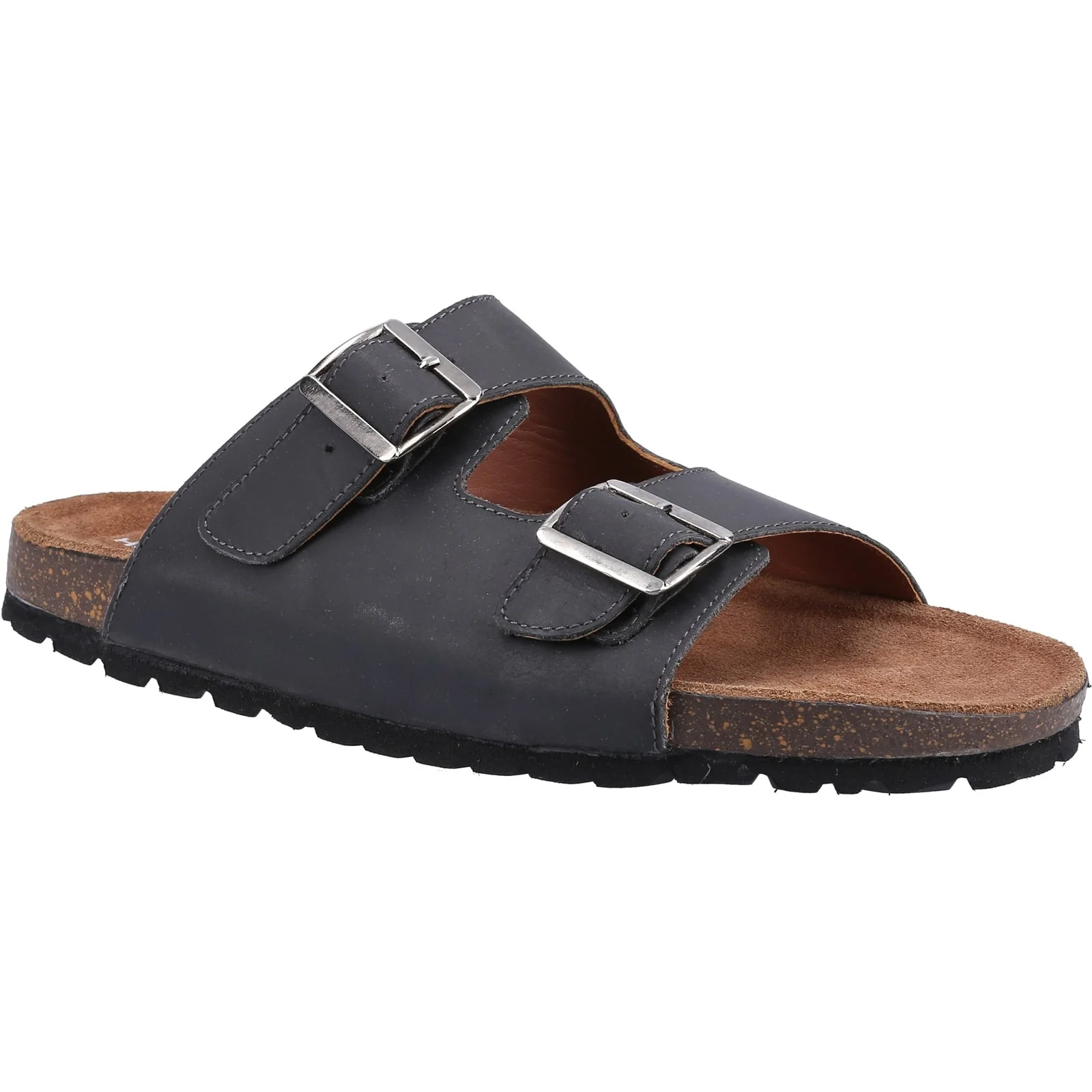 Hush Puppies Mens Nash Slider Black - Image 6