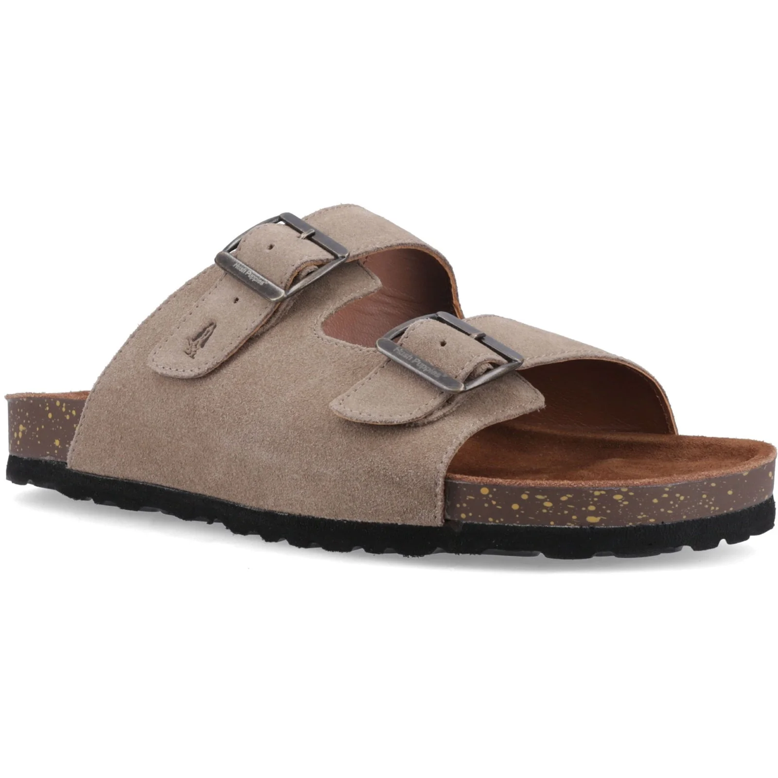 Hush Puppies Mens Nash Slider Taupe - Image 5