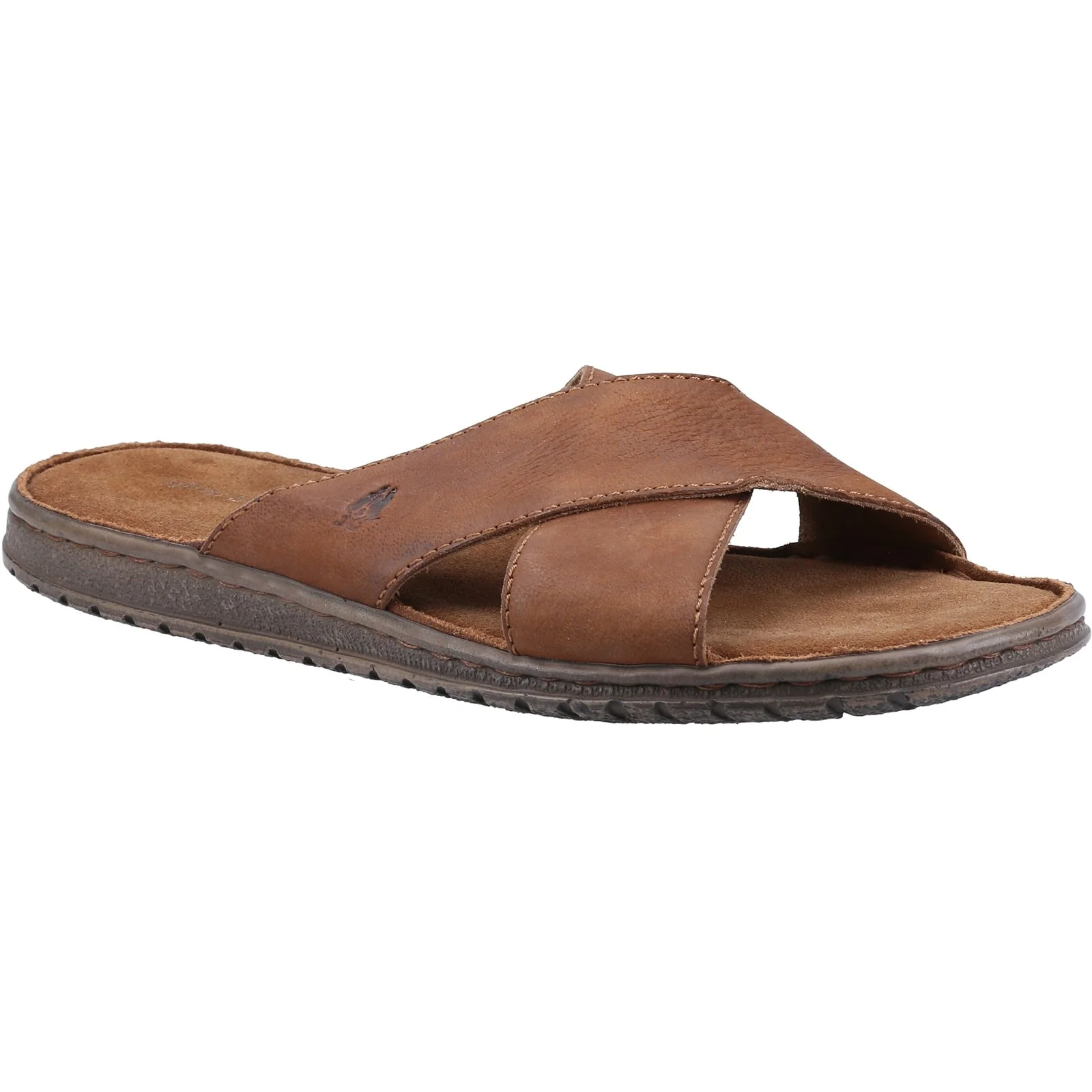 Hush Puppies Mens Nile Cross Over Sandal Brown - Image 4