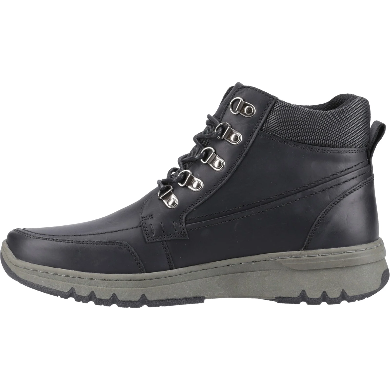 Hush Puppies Mens Nixon Boot Black - Image 2
