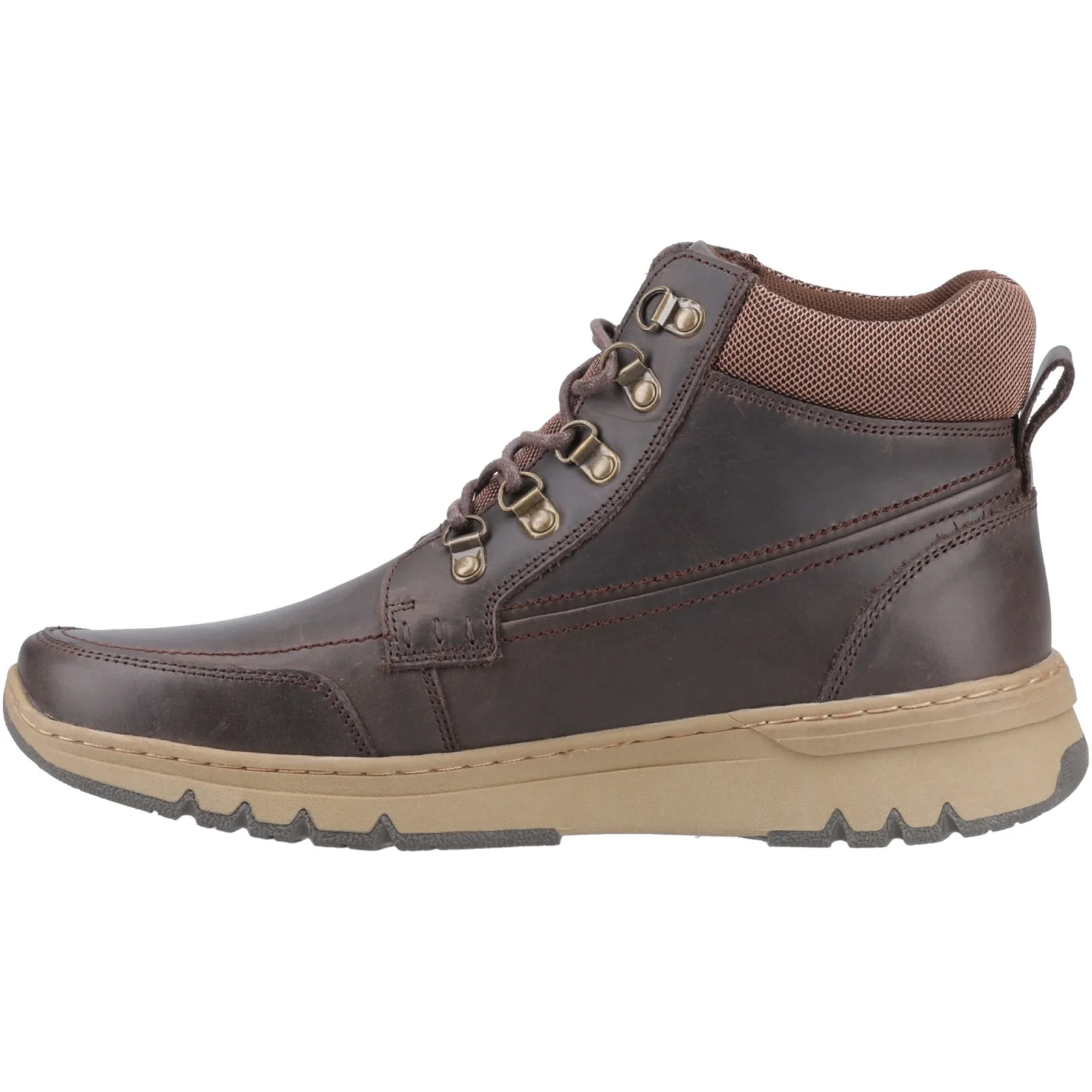 Hush Puppies Mens Nixon Boot Brown - Image 2