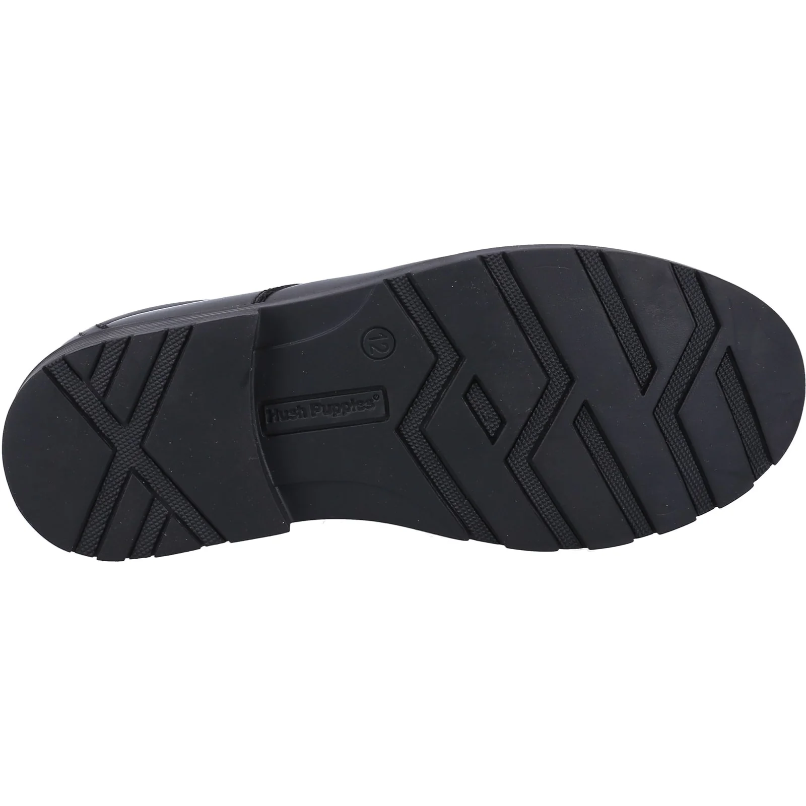 Hush Puppies Mens Oliver SNR Shoe Black - Image 2
