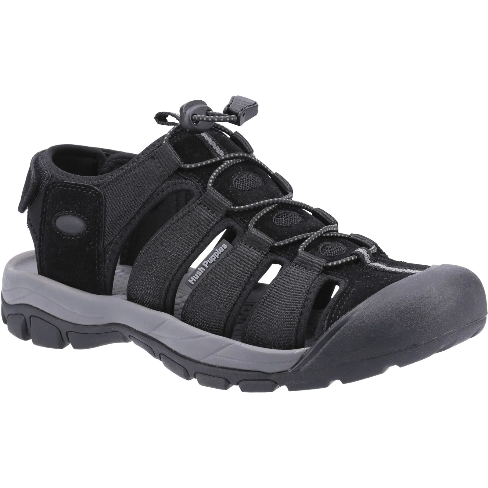 Hush Puppies Mens Peru Sandal Black - Image 4
