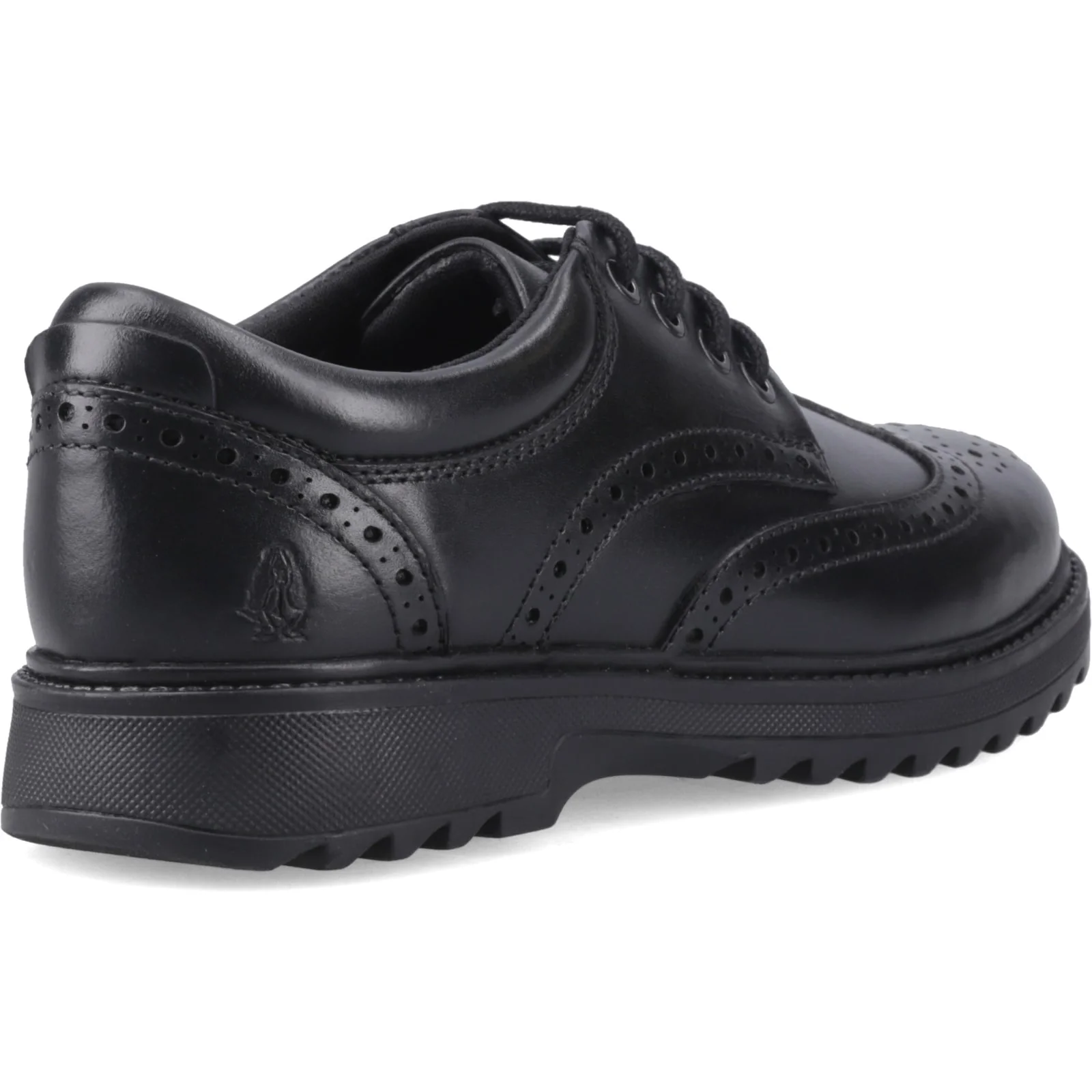 Hush Puppies Mens ROMEO BROGUE SNR2 Black - Image 4