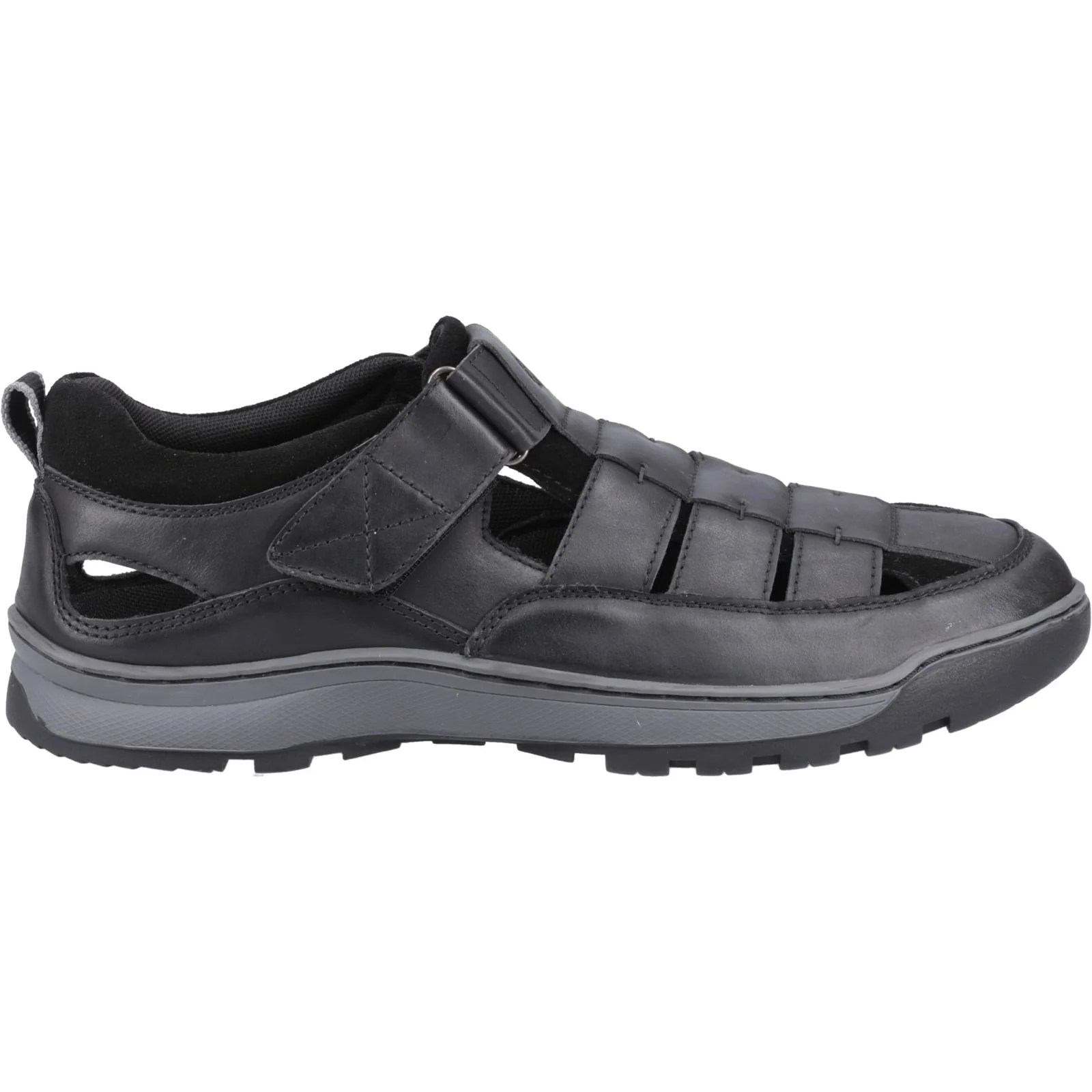 Hush Puppies Mens Rucker Fisherman Black