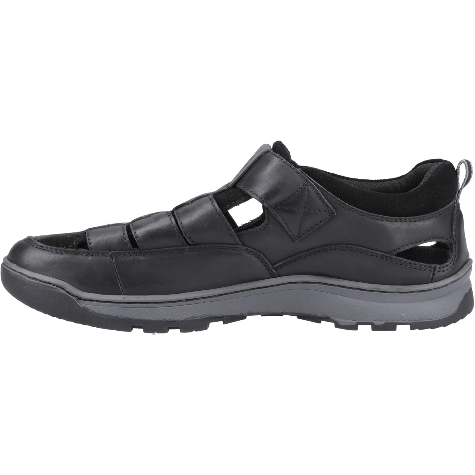 Hush Puppies Mens Rucker Fisherman Black - Image 2