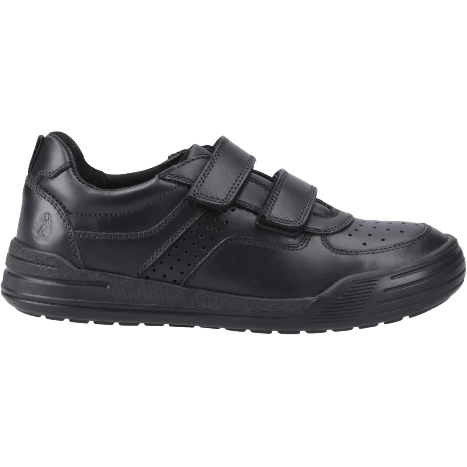 Hush Puppies Mens Sully Touch Fastening Snr Black