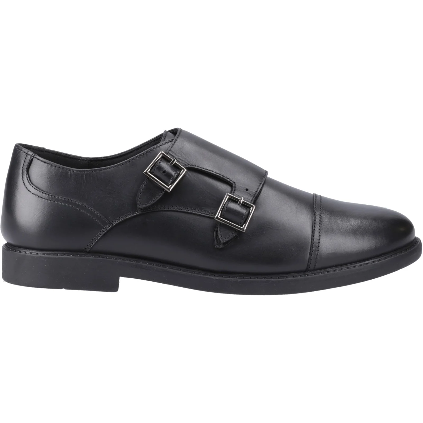 Hush Puppies Mens Tim Monk Snr Black