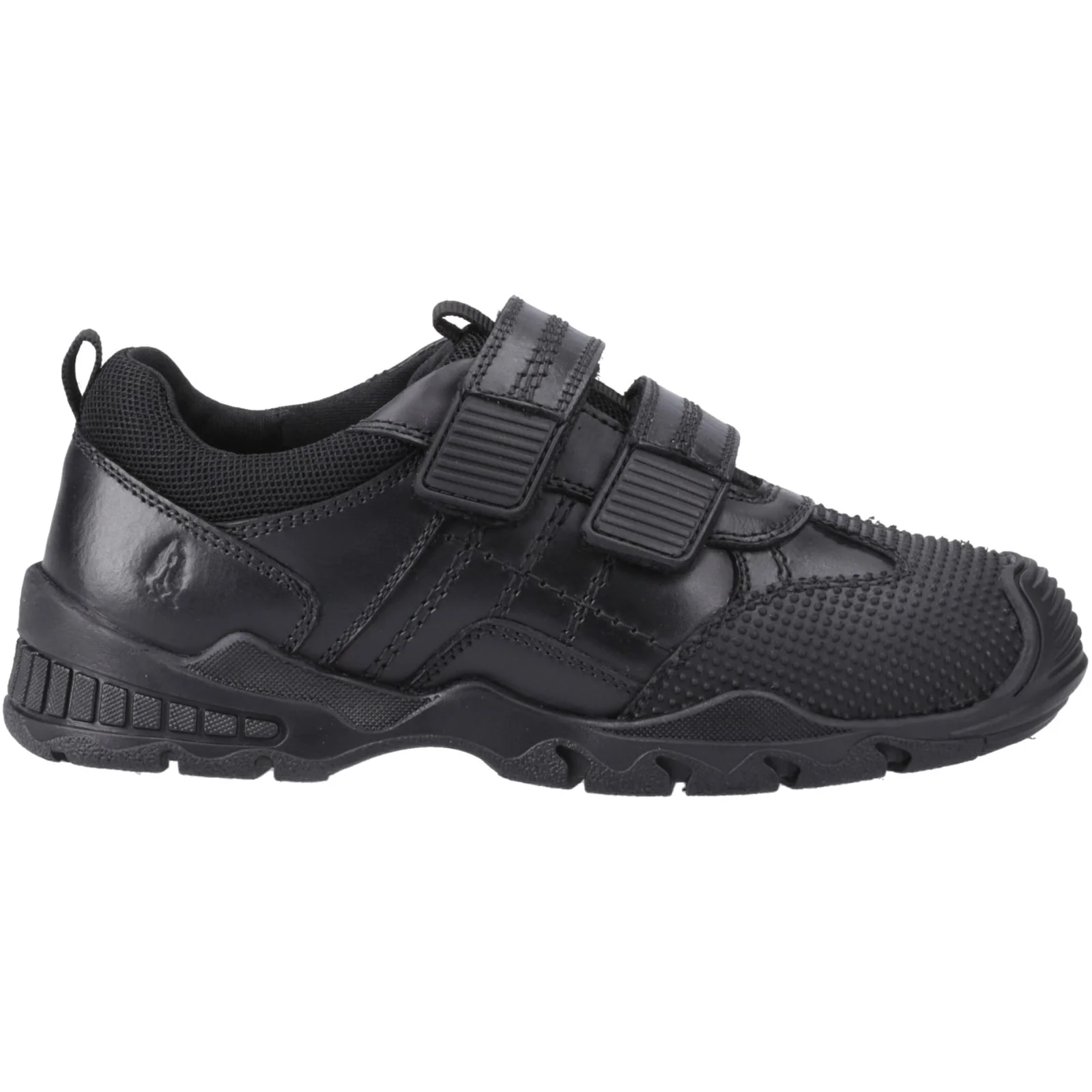 Hush Puppies Mens Tristen Touch Fastening Snr Black