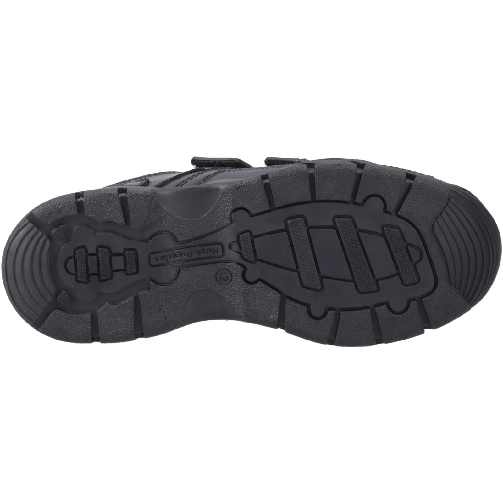 Hush Puppies Mens Tristen Touch Fastening Snr Black - Image 3