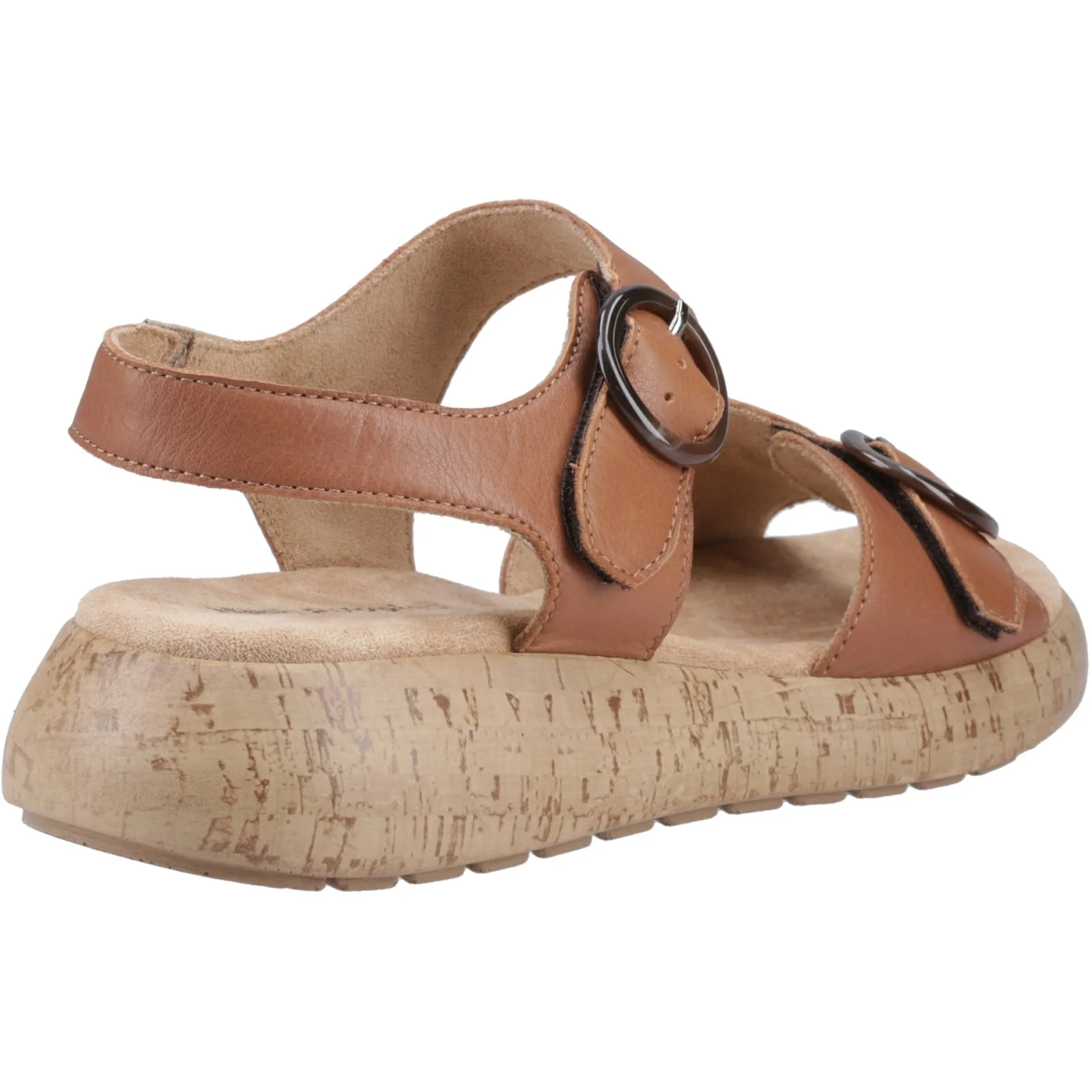 Hush Puppies Womens Alison Buckle Sandal Tan - Image 4