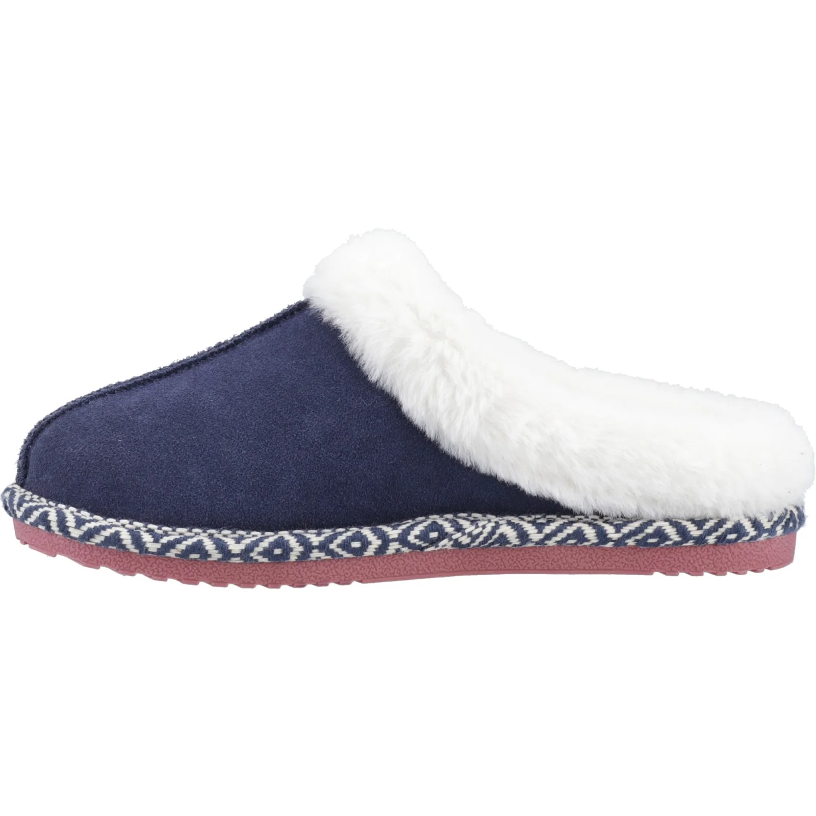 Hush Puppies Womens Amara Slippers Navy - Image 2
