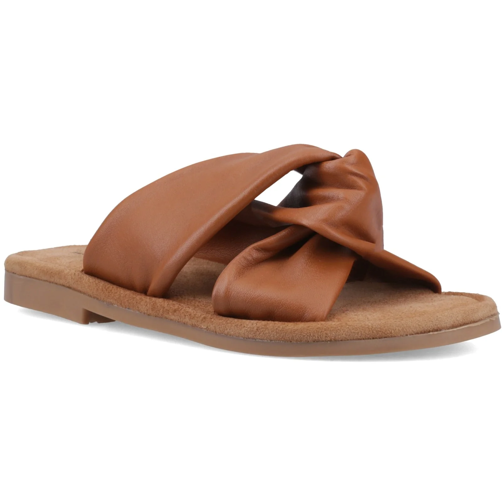 Hush Puppies Womens Amy Wide Fit Sandal Tan - Image 5