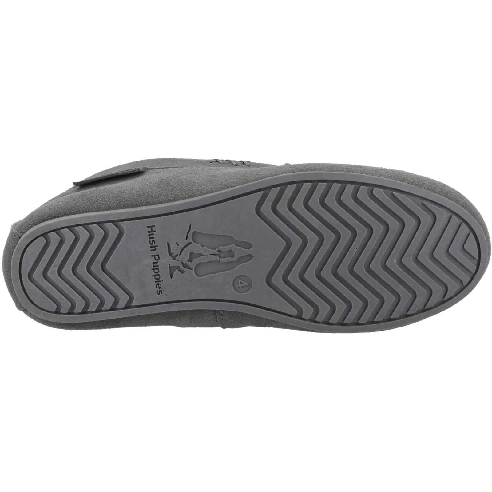 Hush Puppies Womens Annie Mocassin Slipper Grey - Image 3