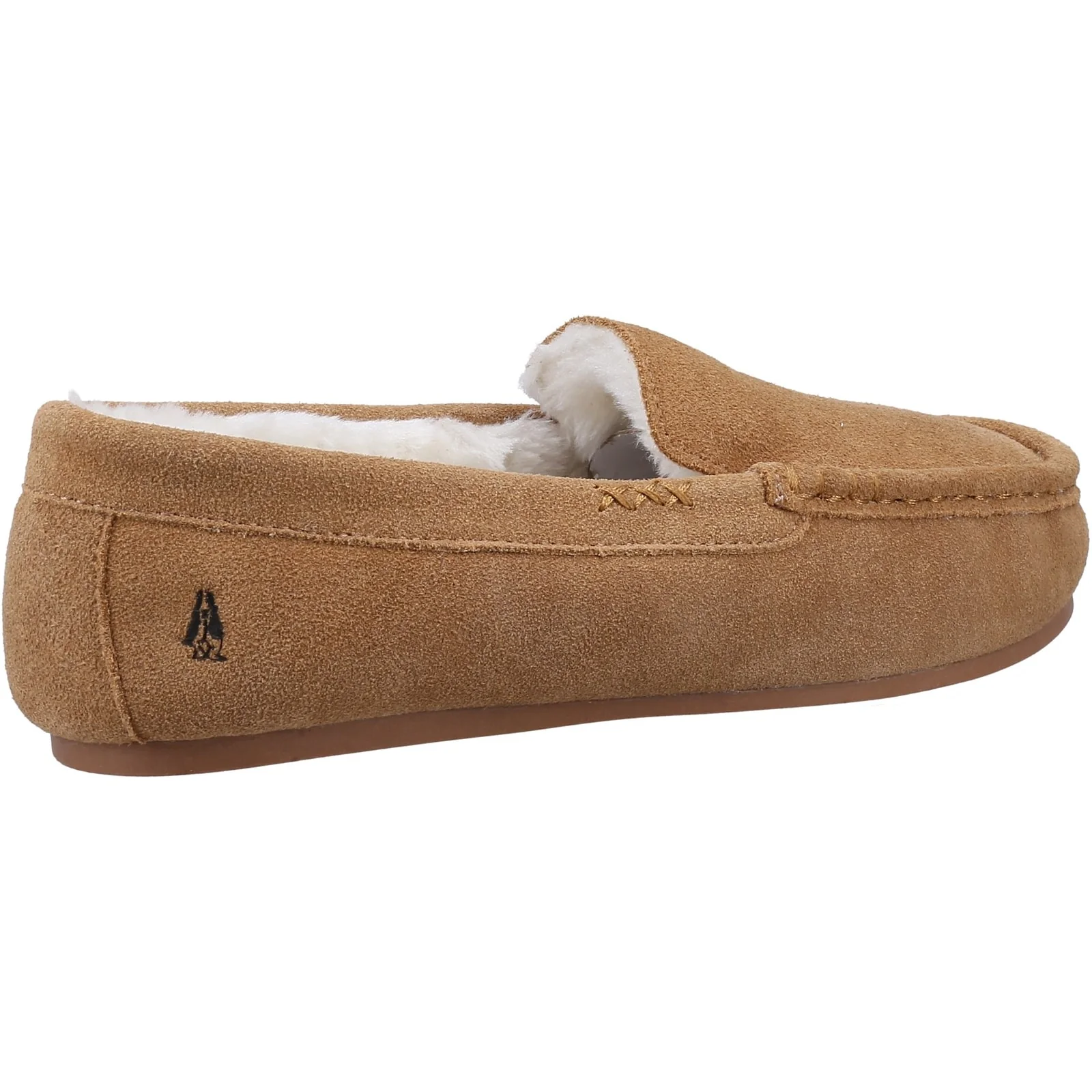 Hush Puppies Womens Annie Mocassin Slipper Tan - Image 3
