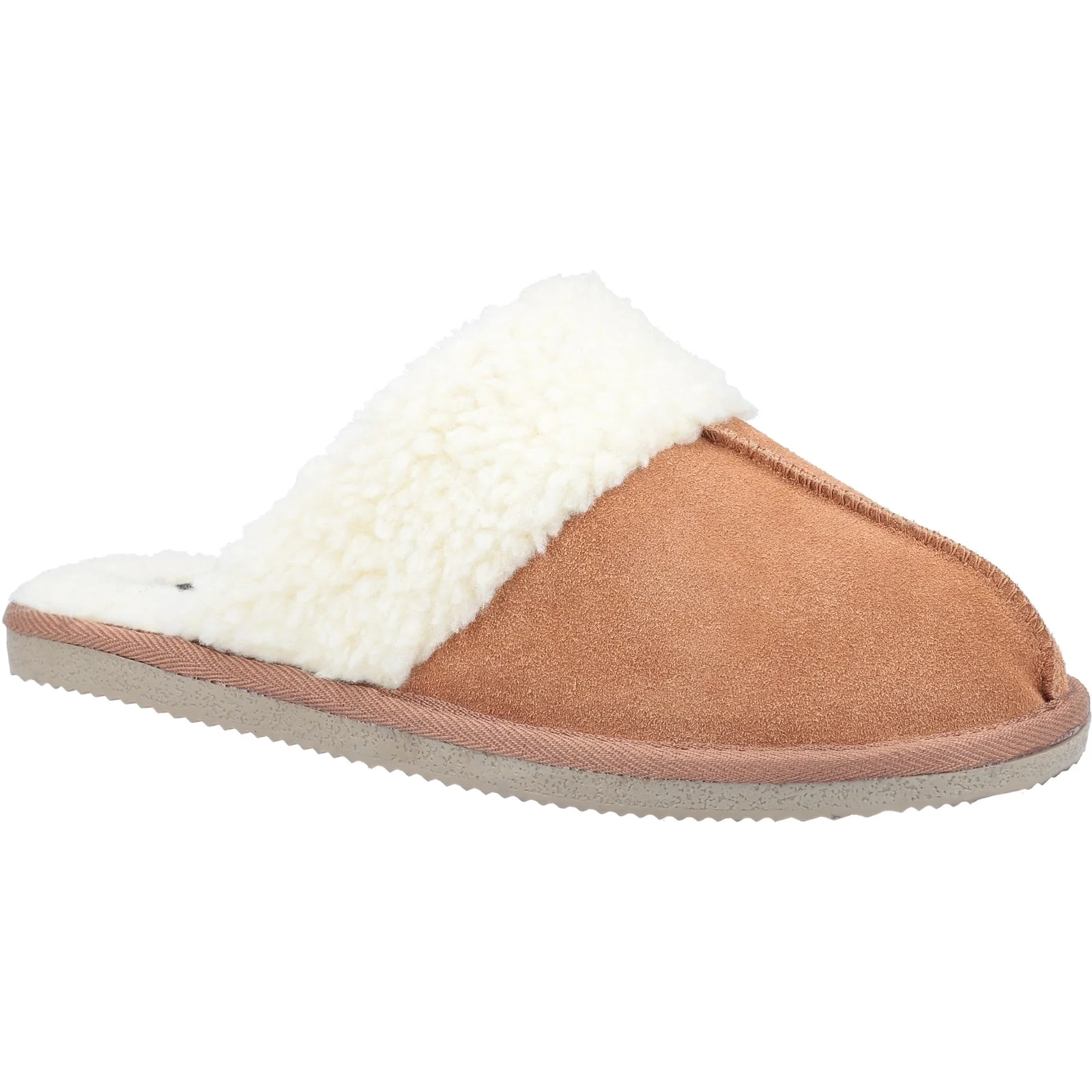 Hush Puppies Womens Arianna Mule Slippers Tan - Image 4