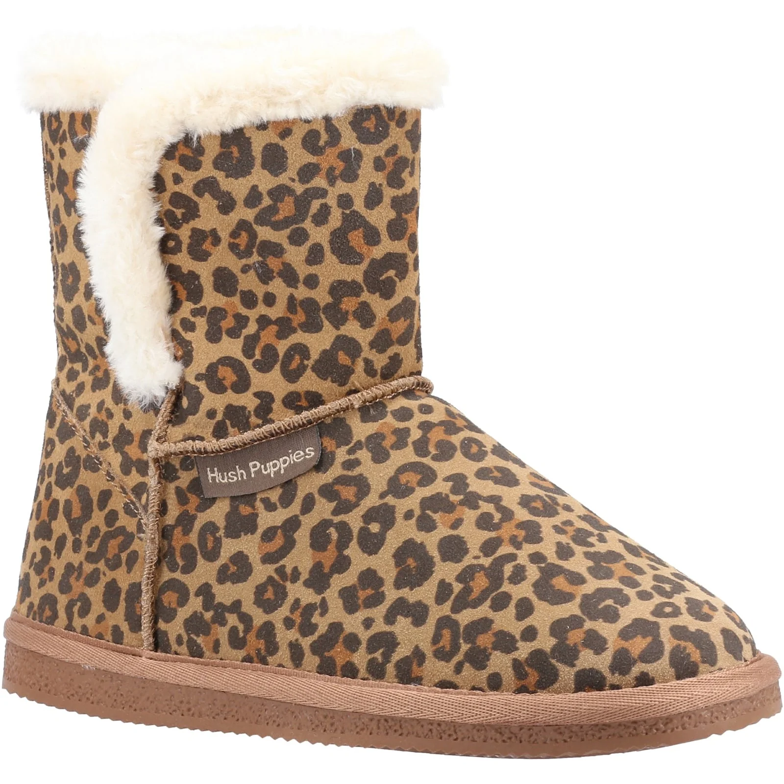 Hush Puppies Womens Ashleigh Slipper Bootie Leopard - Image 4
