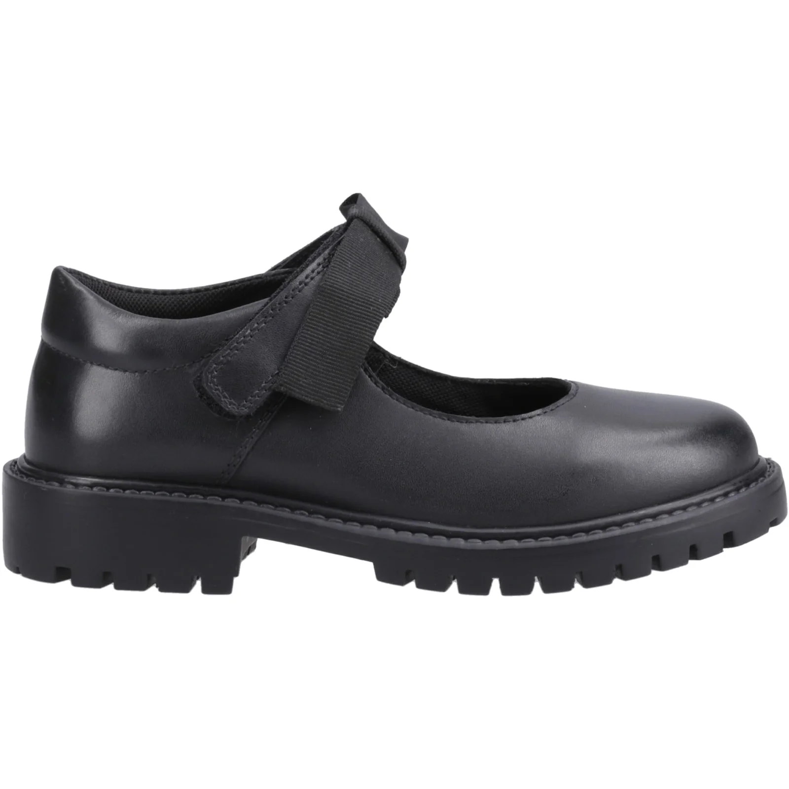 Hush Puppies Womens Astrid Bow Snr Black