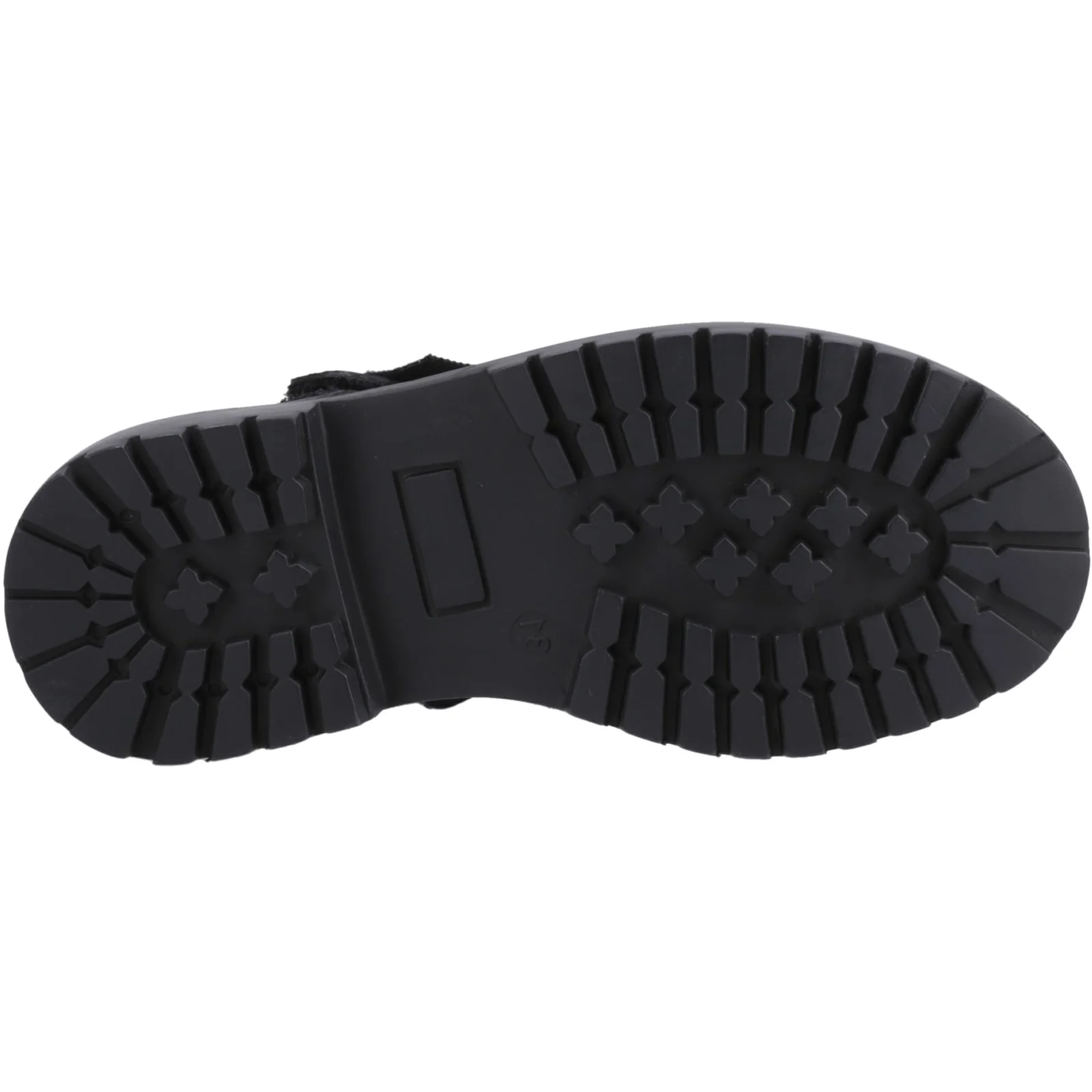 Hush Puppies Womens Astrid Bow Snr Black - Image 3